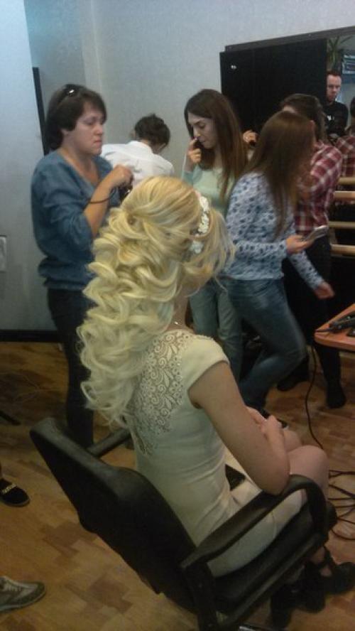 Воронеж.  Мастер-класс по прическпм у стилистов из москвы Art4studio. 03