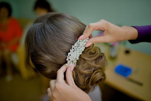 Анна, спасибо большое за свадебную прическу и макияж! 01