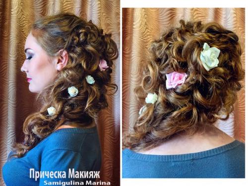 Услуги свадебного и вечернего макияжа, покраска и коррекция бровок. 01