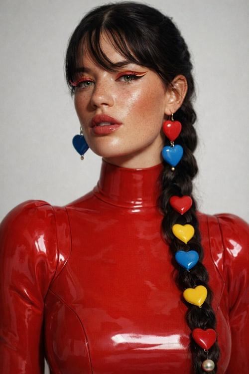 Создай изображение, не меняя черты лица с приложенного фото.  