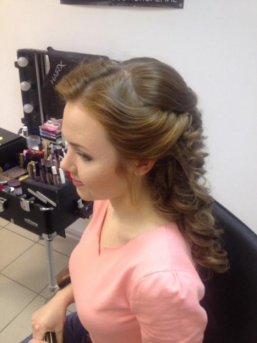 Работа мастера Марии, прическа и макияж. 02