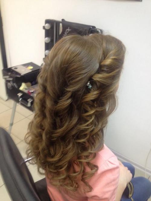 Работа мастера Марии, прическа и макияж. 03