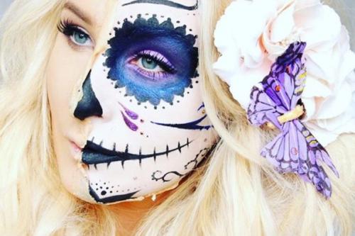 Halloween?  Удиви своих друзей, сделай оригинальный макияж на хэллоуин или подбери себе устрашающих грим? 07