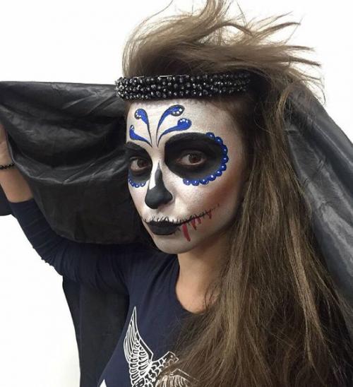 Halloween?  Удиви своих друзей, сделай оригинальный макияж на хэллоуин или подбери себе устрашающих грим? 08