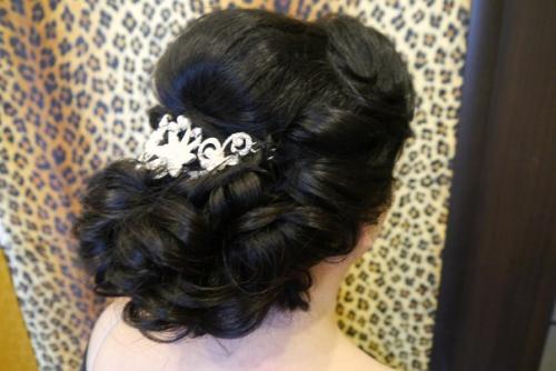 Прическа и макияж для Людмилы. 01