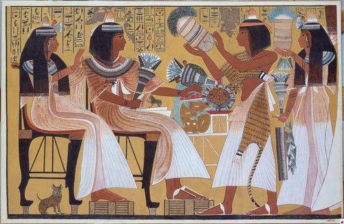 Египтянки?  Египтяне?  Большинство нынешних египетских арабов - мусульман - потомки древних египтян, перешедших в ислам. 07