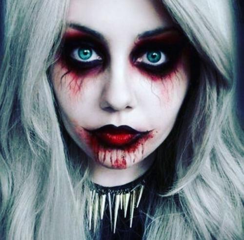 Halloween?  Удиви своих друзей, сделай оригинальный макияж на хэллоуин или подбери себе устрашающих грим? 06