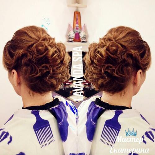 Вечерняя причёска 900 рублей. 02