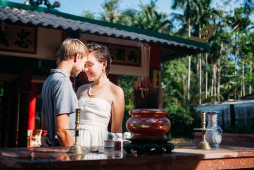 Тропическая свадебная фотосессия. 03