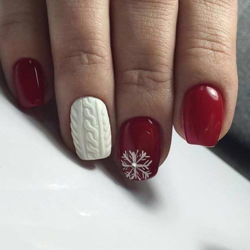 Какой маникюр сделать к новому году 2017? 03