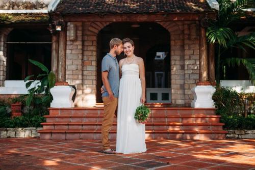 Тропическая свадебная фотосессия. 05