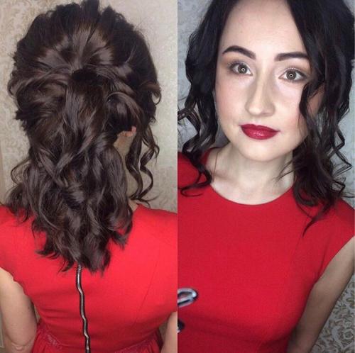 Наши красотки?  Завтра есть несколько мест на прическу, укладку? 06