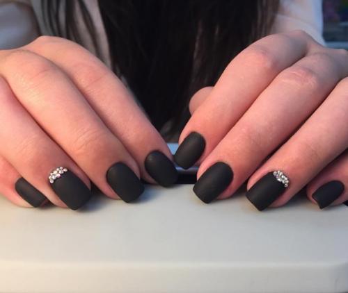 Ювелирный маникюр?  Россыпь из страз? 05