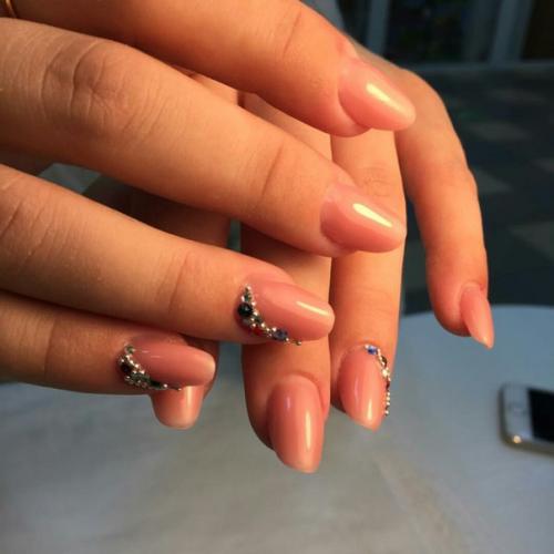 Ювелирный маникюр?  Россыпь из страз? 08