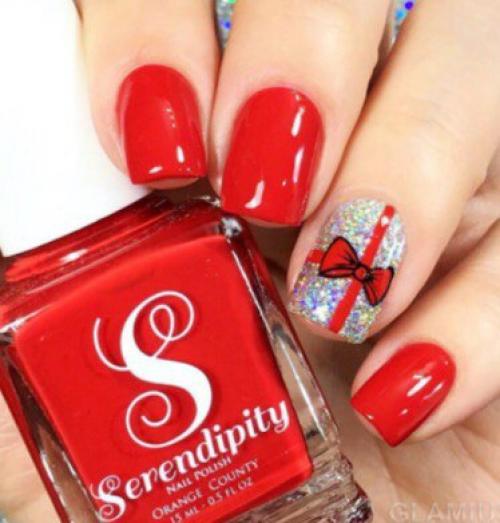 Как правильно выбрать новогодний маникюр? 02