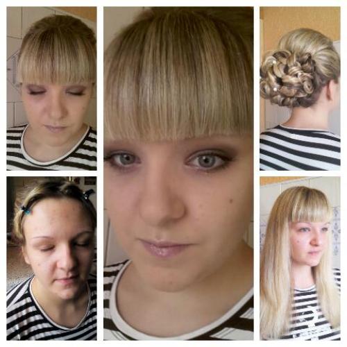 Девочки) я могу помочь вам с прической) макияжем) наращиванием ресничек) коррекцией бровей) стрижкой окрашеванием. 03