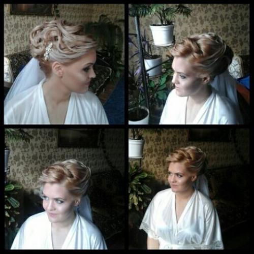 Свадебные и вечерние прически, макияж. 02