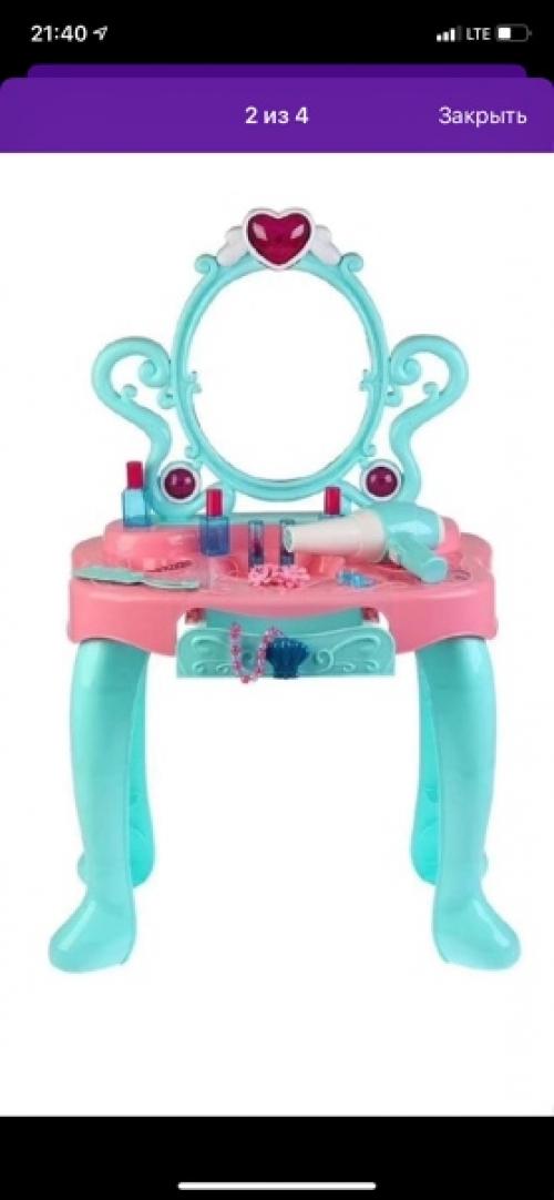 Трюмо с аксессуарами Царевны понравится маленьким модницам: 02