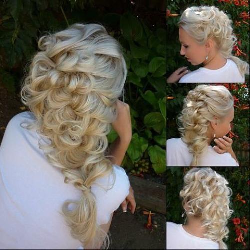 Стильные, оригинальные прически любой сложности, плетение, укладки. 08