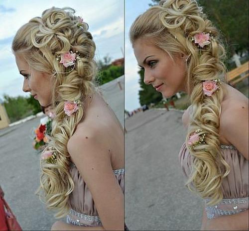 Стильные, оригинальные прически любой сложности, плетение, укладки. 01