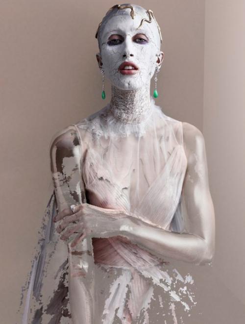 It's All About Shapes: Анна Кливленд в фотосессии сольве сундсбо для Vogue Italia March 2016. 06