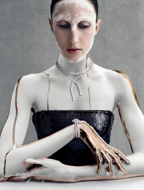 It's All About Shapes: Анна Кливленд в фотосессии сольве сундсбо для Vogue Italia March 2016. 08