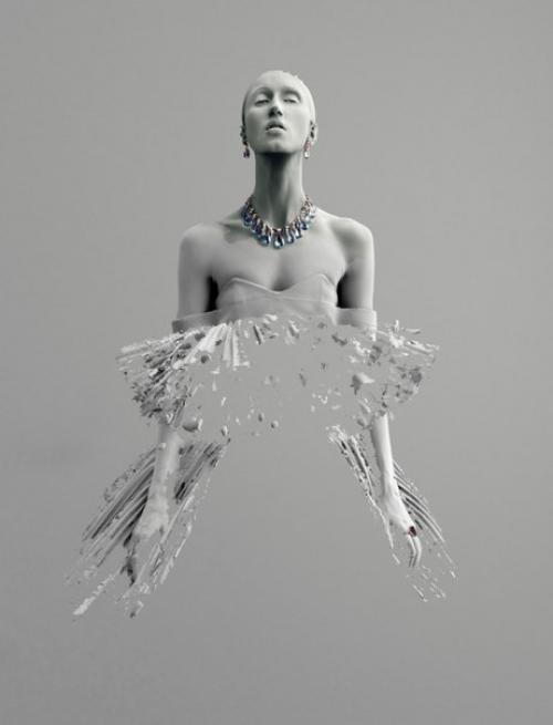 It's All About Shapes: Анна Кливленд в фотосессии сольве сундсбо для Vogue Italia March 2016. 01