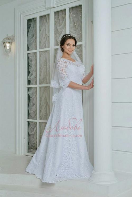 Наша новинка!  Свадебное платье своим изящным фасоном демонстрирует элегантность, мягкость, чувственность и женственность. 01