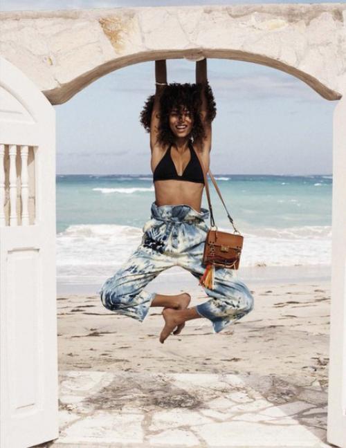 Tie Dye: Анаис мали в фотосессии Бенни Хорна для Vogue Spain April 2016. 07