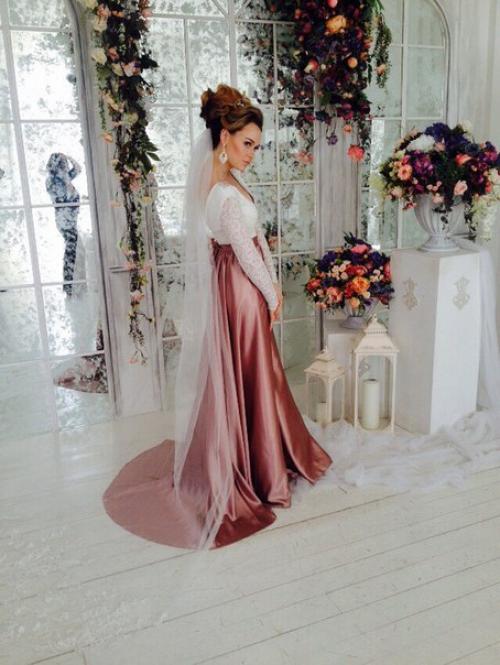 Вчера на мастер-классе Ольги цветковой) повышение квалификации Шикарная Невеста образ невесты от и до прическа, макияж, платье, аксессуары! 09