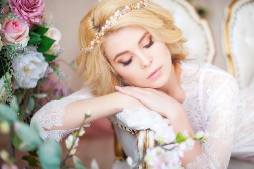 Нежный гребень - диадема для свадебной прически или романтического образа. 02