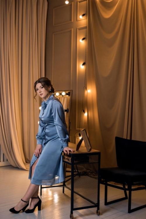 Стилизация съёмки.   Подобрала образы для молодой пары, привезла на съёмку платья и аксессуары для Вики. 07