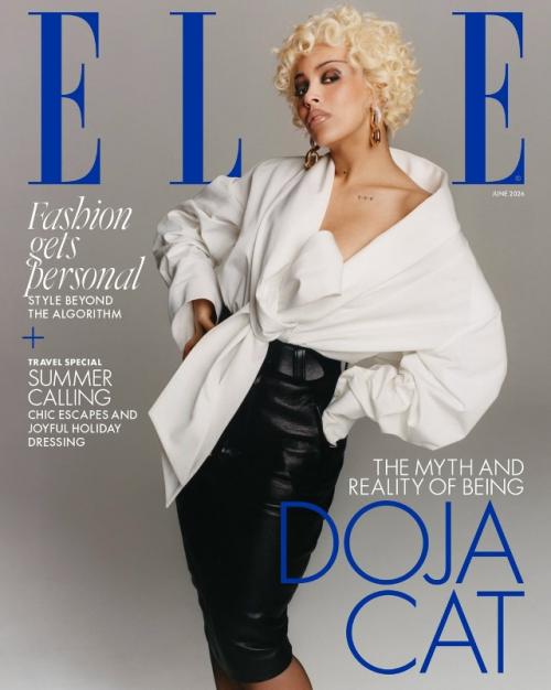 Шикарная доджа кэт на обложке нового номера британского Elle.

