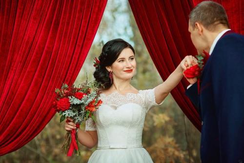 Очень колоритная выездная регистрация. 01