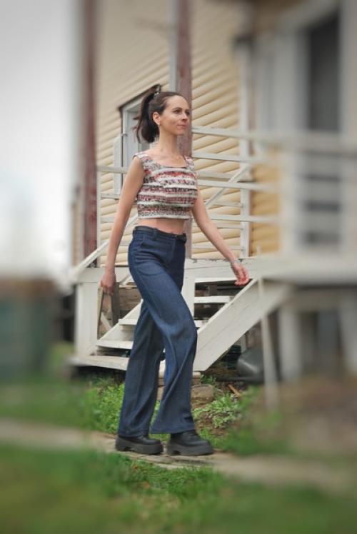 Демонстрация образа.  Лично для меня это понятие означает ходить по подиуму. 02