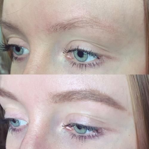 Модель!  Коррекция окрашивание бровей = 300 рублей. 05