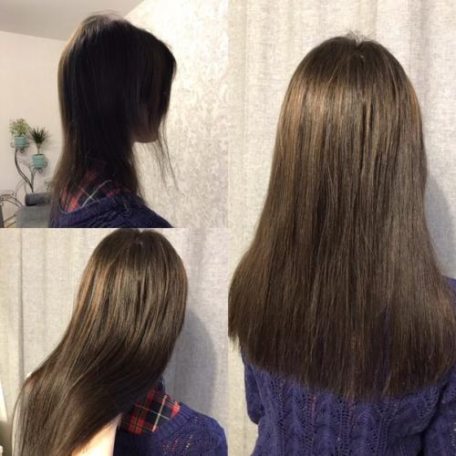 Наращивание волос.  Южно - русские, славянка, капсульное наращивание. 06