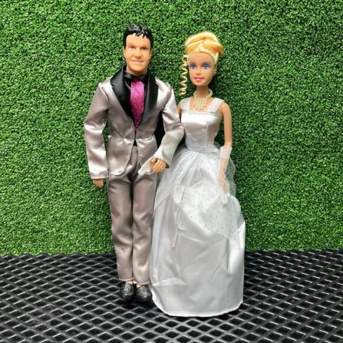Набор игровой кукол невеста с женихом. 05 Набор игровой кукол невеста с женихом. 05