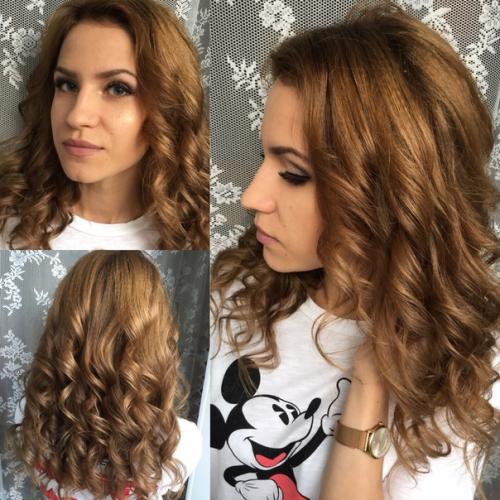 Наращивание волос.  Южно - русские, славянка, капсульное наращивание. 03