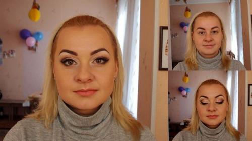 Девушки, дополнить ваш образ макияжем и прической на выпускной вечер. 03