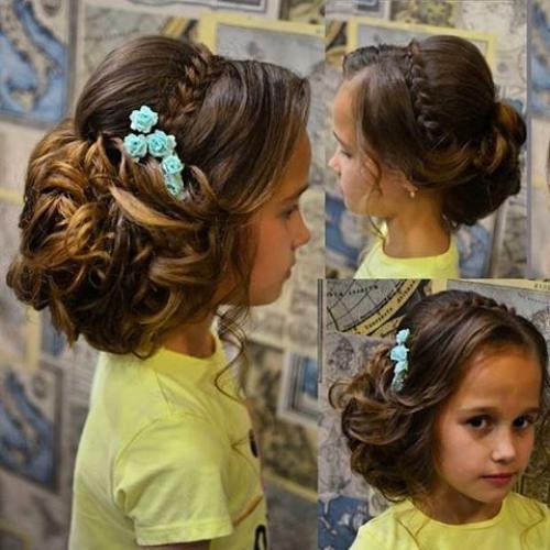 Девушки, дополнить ваш образ макияжем и прической на выпускной вечер. 02