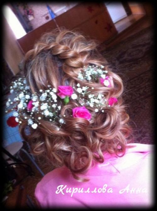 Прически на любое торжество выпускной, свадьбу? 05