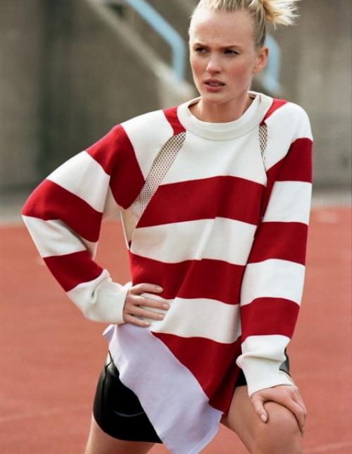 Campus Estivo: Анна вьялицына в фотосессии Мэтта Джонса для Elle Italia July 2015. 05