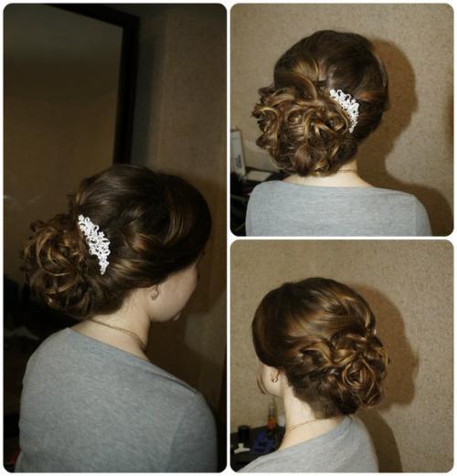 Здравствуйте, девчули!  Делаю красивые свадебные, вечерние прически, воздушные, обьемные локоны, разнообразные косы, укладки. 05