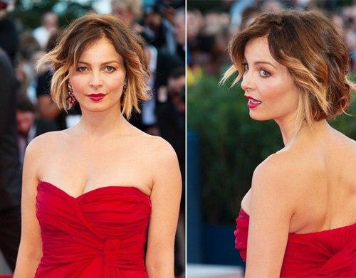 Градуированное каре, стильная стрижка для современных особ. 06