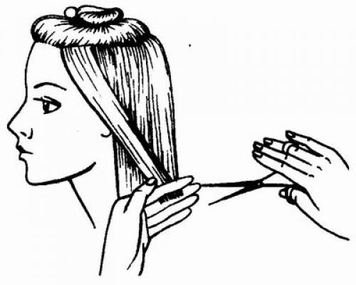 Градуированное каре, стильная стрижка для современных особ. 01