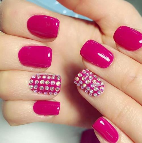 Маникюр со стразами - модные новинки 2017 года - Kodi Professional Optom / топ / база / гель - лак / ультрабонд / фрешер / типс офф / клинсер/. 06