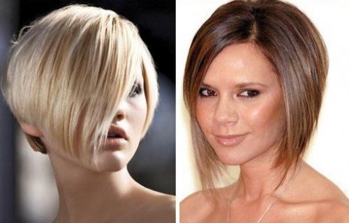 Градуированное каре, стильная стрижка для современных особ. 05