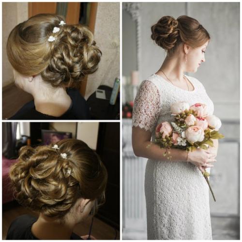Здравствуйте, девчули!  Делаю красивые свадебные, вечерние прически, воздушные, обьемные локоны, разнообразные косы, укладки. 03