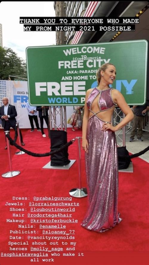 Кажется, Блейк сама была безумно рада первому выходу в свет спустя долгое время. 01